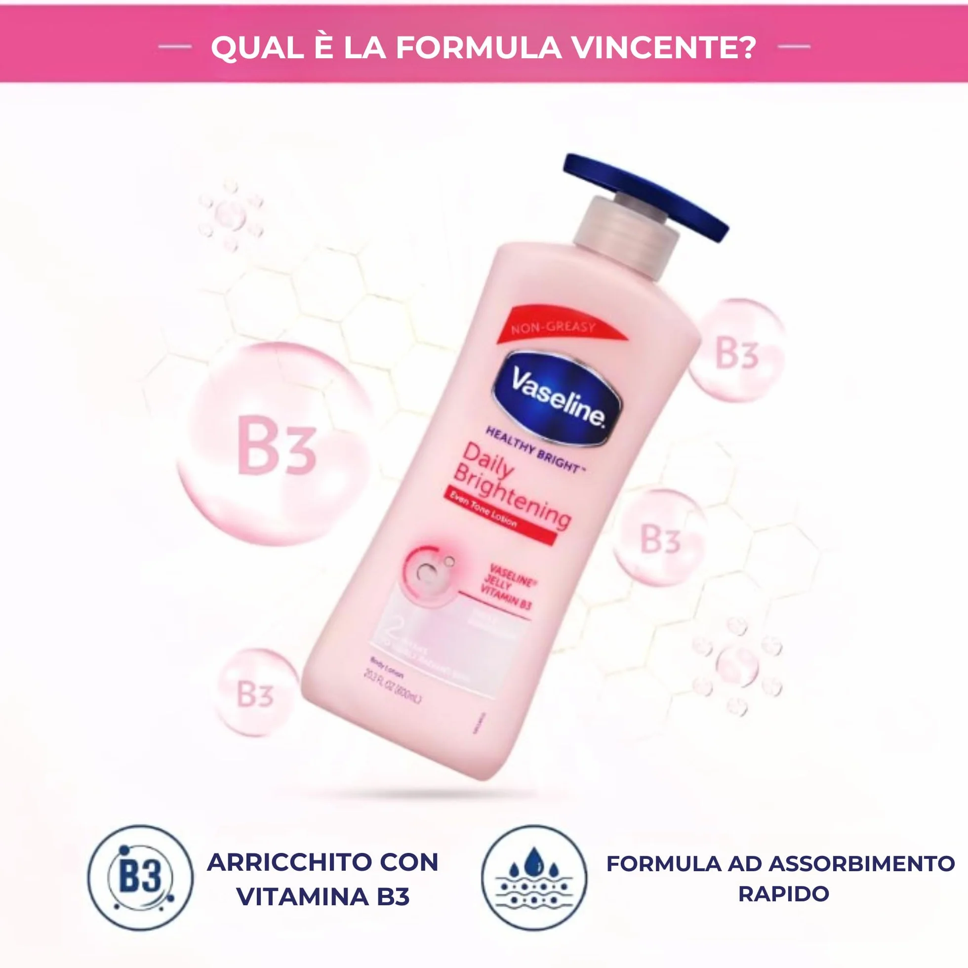 Vaseline Daily Brightening Even Tone Lotion 600 ml
