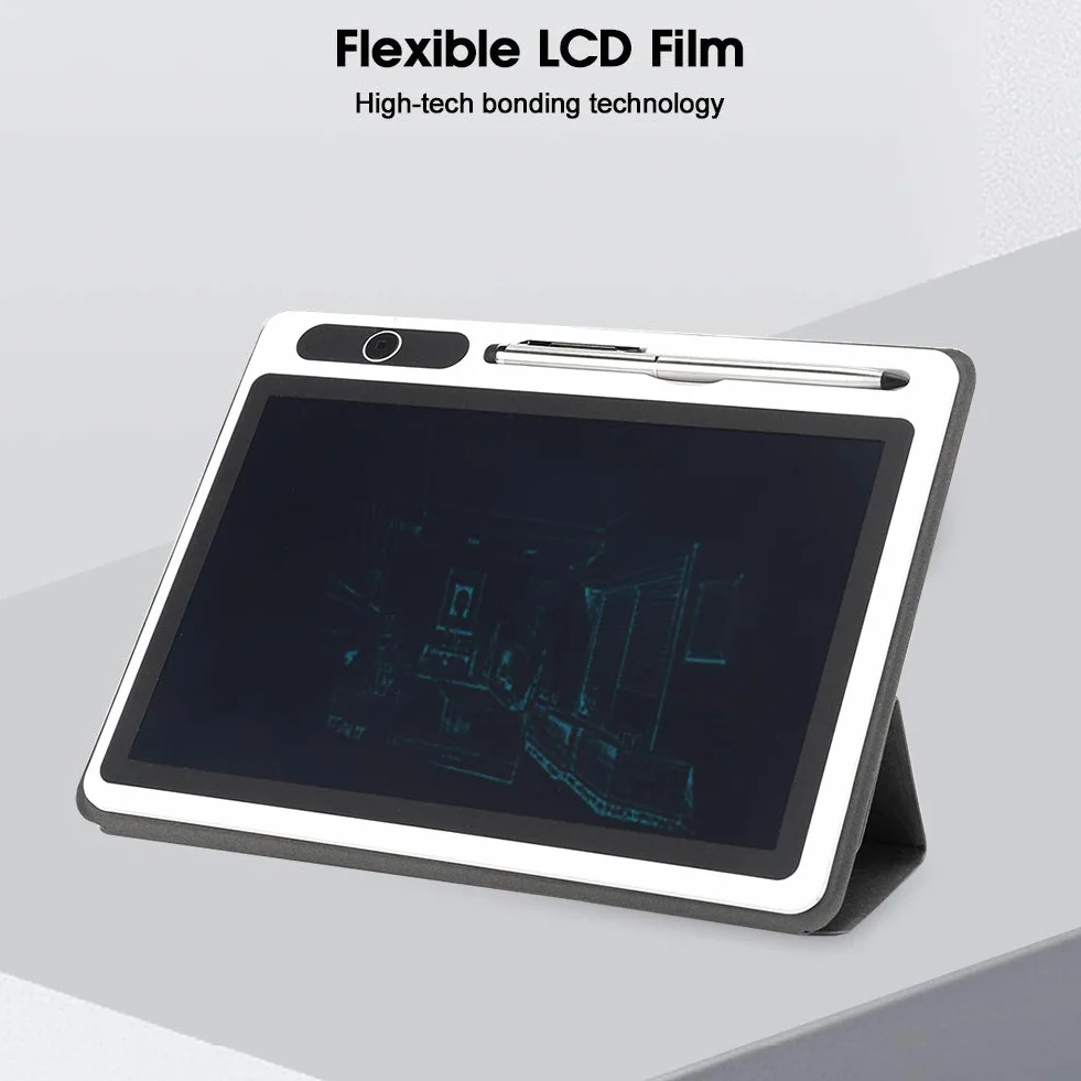 Ejoyous Lavagna LCD 9 Pollici Blocco Note Elettronico Scrittura a Mano Tavolo da Disegno con Custodia Protettiva Nero