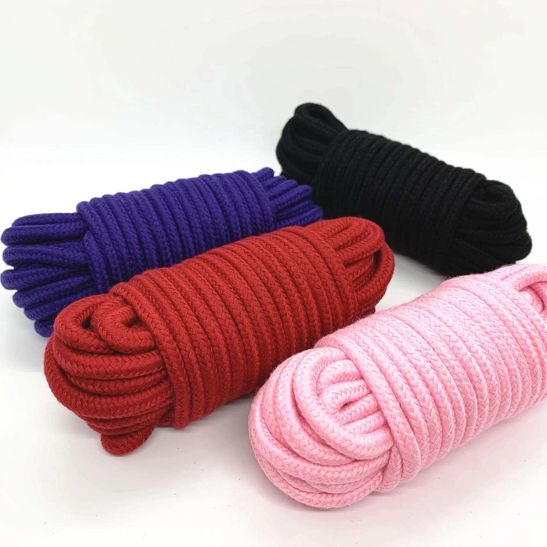 Corda di Cotone Morbido 10M 4-Pack, Corda per Gioco Notturno