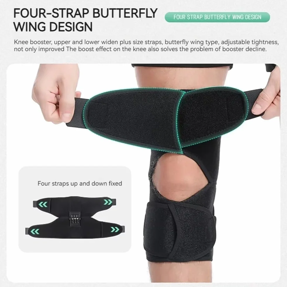 Tutore per Ginocchia Medicale Supporto Articolare Stabilizzatore a Molla per Sport Palestra