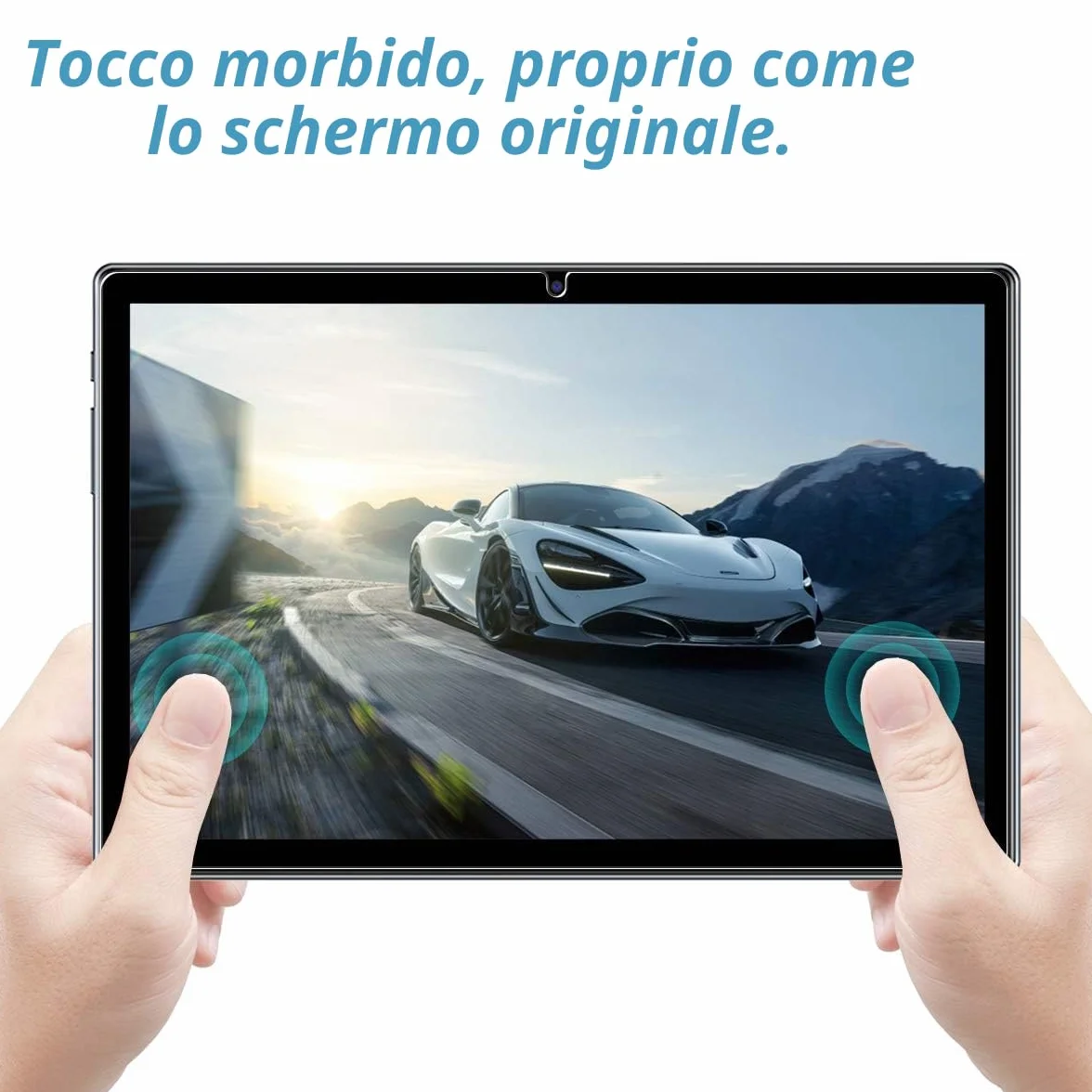 Pellicola Protettiva per Teclast M40 / Teclast P20HD, Pellicola in Vetro Temperato per Teclast P20HD/ P20S/ M40/ M40 Pro/ M40S 10.1" [Dimensioni: 233 mm x 152 mm]