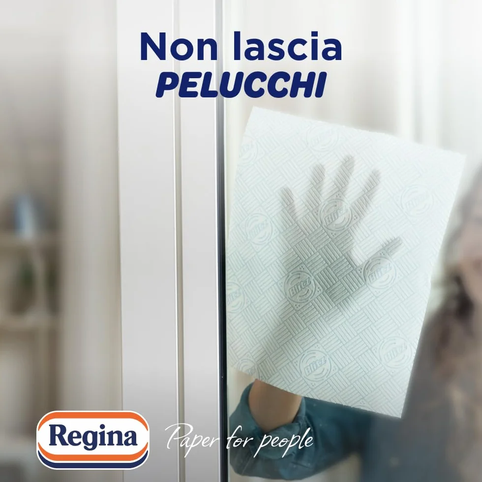 Regina Blitz Carta Casa 100 Maxi Fogli 3 Veli Carta Riciclabile FSC