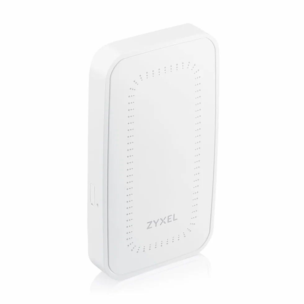 Zyxel AX3000 WiFi 6 Dual-Radio NebulaFlex Pro Wall-Plate Access Point | 2x2:2 MU-MIMO, Wall Plate mounting, 3 porte LAN Including 1 with PoE 5W pass through | PoE+ (802.3at) [WAX300H]