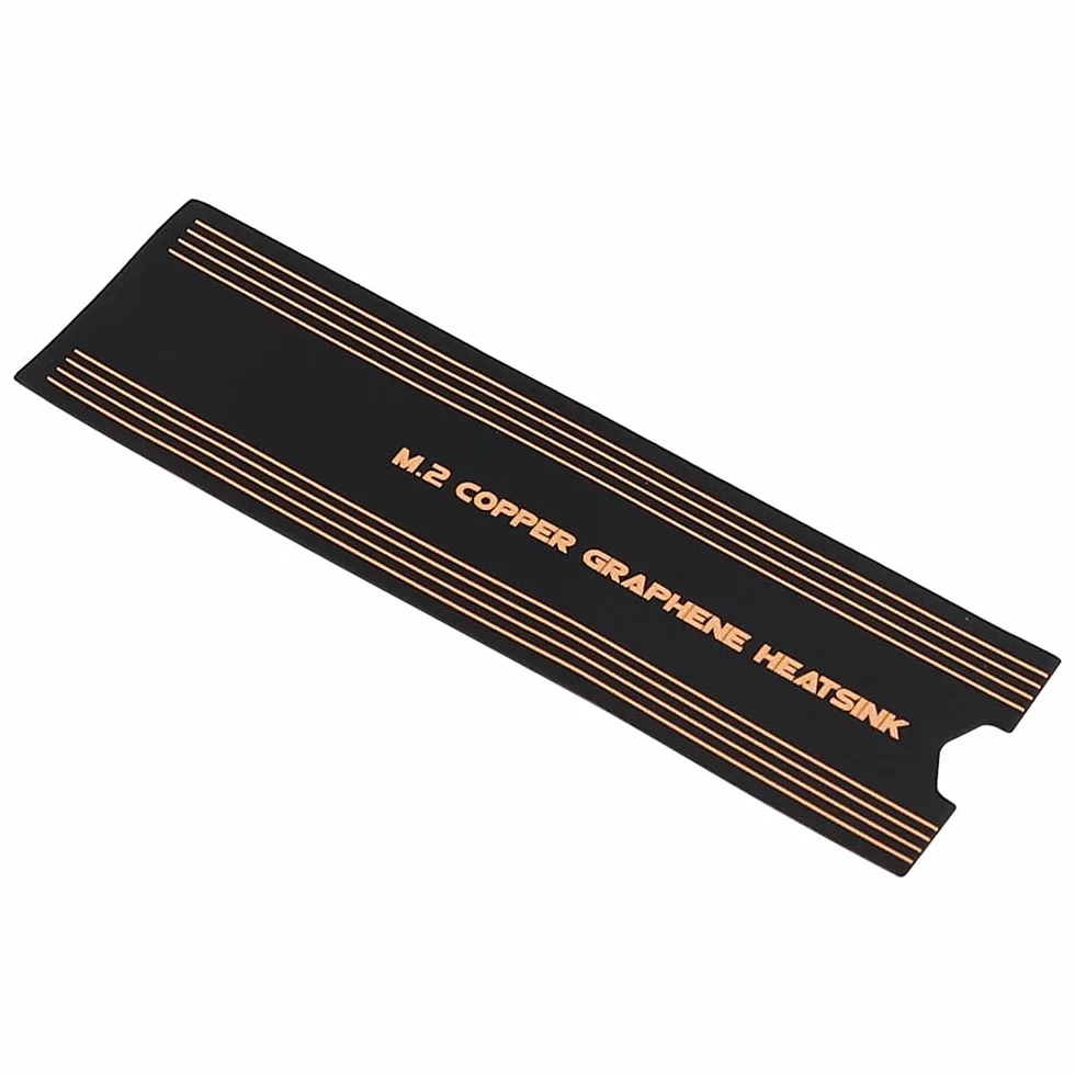 2 Pezzi M.2 2280 SSD Adesivo di Raffreddamento Radiatore in grafene per Laptop NVMe NGFF 2280 SSD
