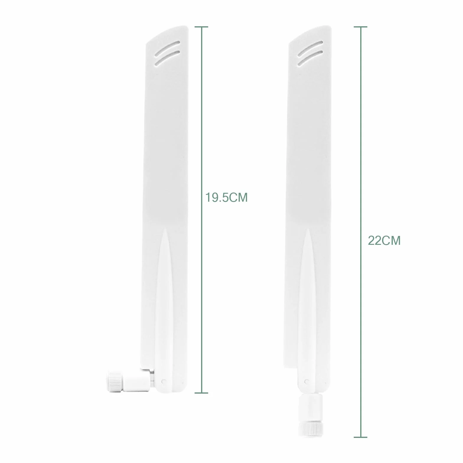 5G 4G Antenna LTE RP-SMA/TS9 Maschio WiFi Antenna Omnidirezionale 18DBI Amplificatori di Segnale,600-6000MHz,3G/4G/5G/GSM/GPRS,per Router Wireless,Schede PCI-E,Telecamera IP Sicurezza,Estensori-Bianco