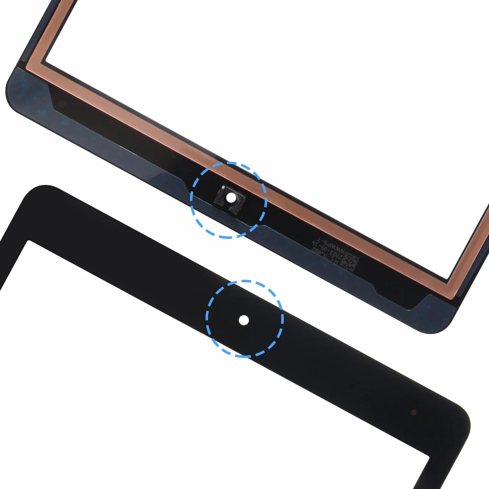 Atwist Schermo per iPad 10.2 9th 2021 Generazione Touchscreen, Schermo per a2602 Touch Screen Digitizer Vetro Sostituzione A2602 A2603 A2604 A2605(con Home Buttone,Non LCD) (Nero)