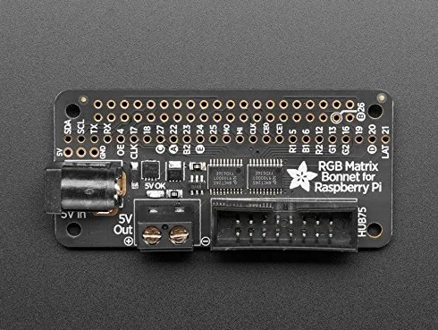 Adafruit RGB Matrix Bonnet per Raspberry Pi 3211