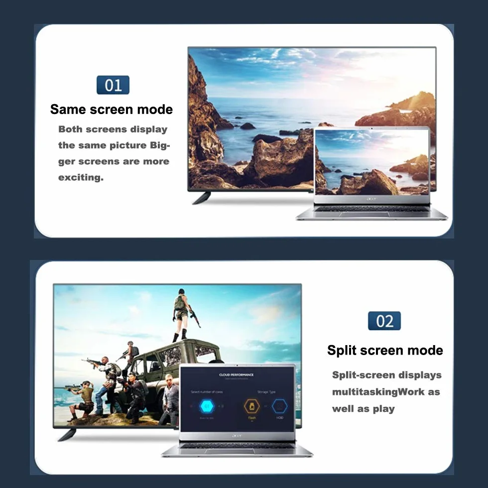 Adattatore da USB 3.0/2.0 a VGA multi-display convertitore video per PC laptop Windows