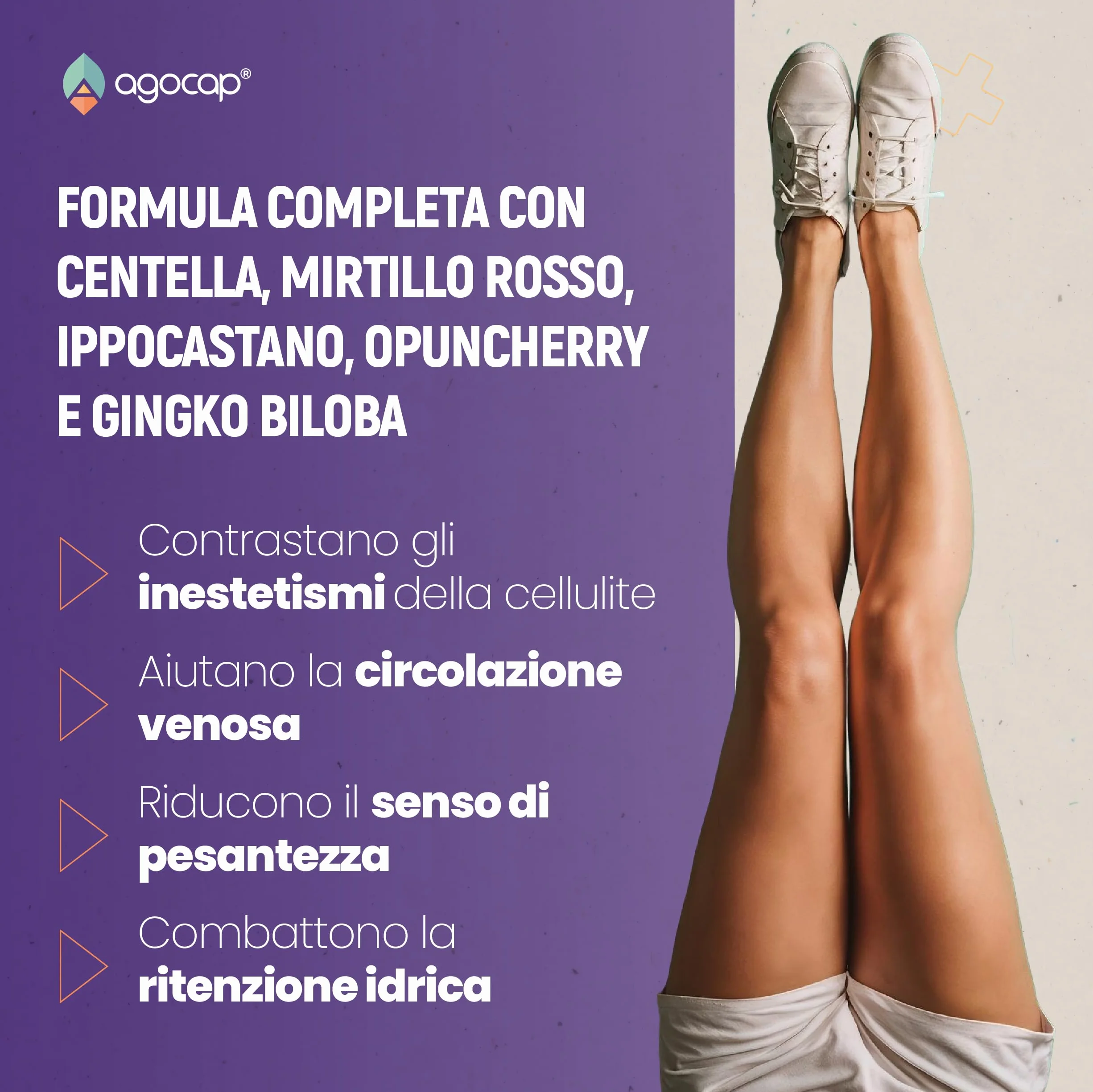 Venactum Diosmina Esperidina 60 compresse per Circolazione gambe e Vene Varicose