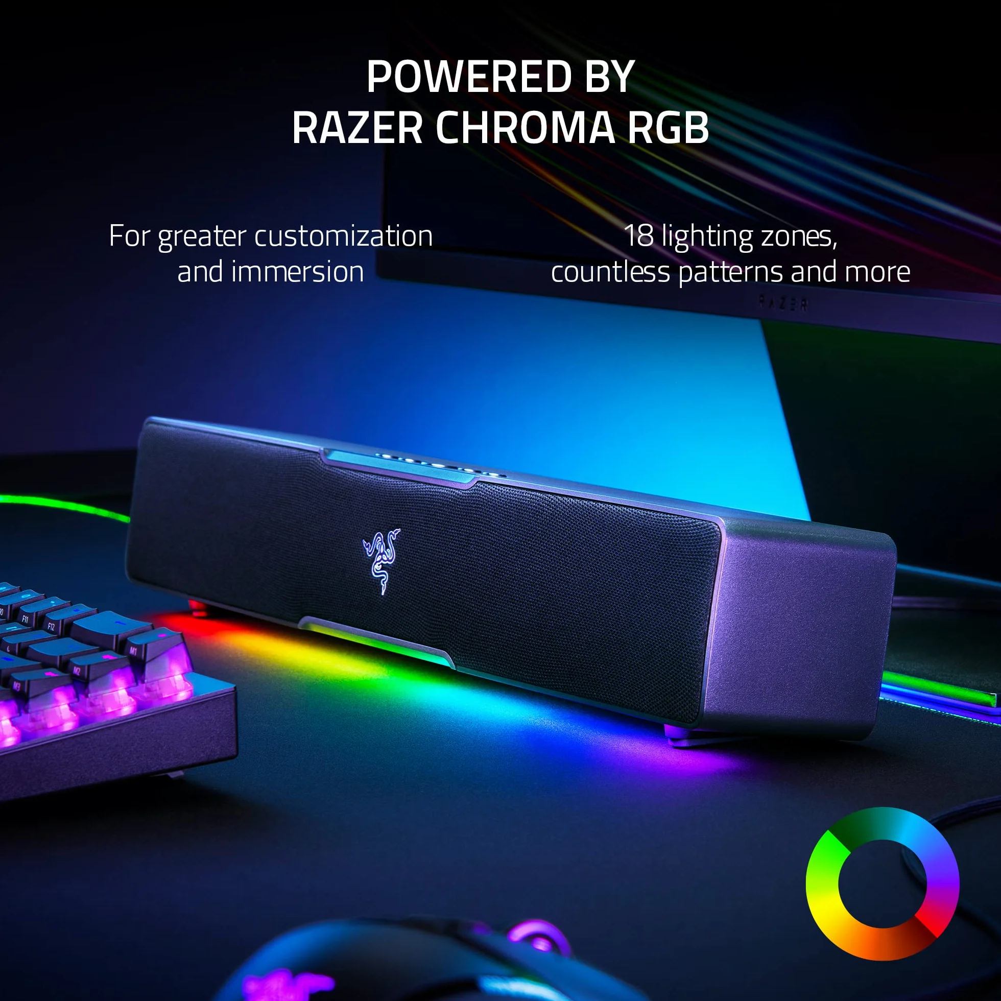 Razer Leviathan V2 X Soundbar PC Gaming Bluetooth 5.0 USB-C Nero