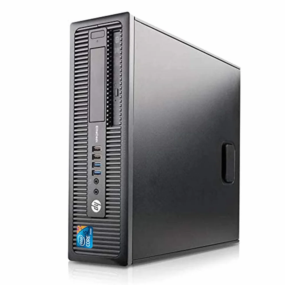 HP Elite Desk PC Desktop Intel i5 8GB RAM 256GB SSD Office 2021 Windows 11 Pro Ricondizionato