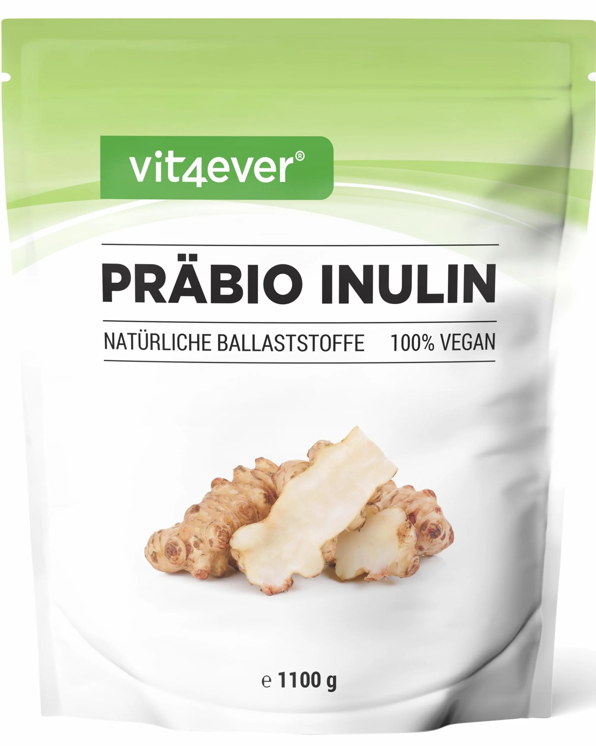 Prebio Inulin Powder 1100 g Prebiotico Fibre Vegan