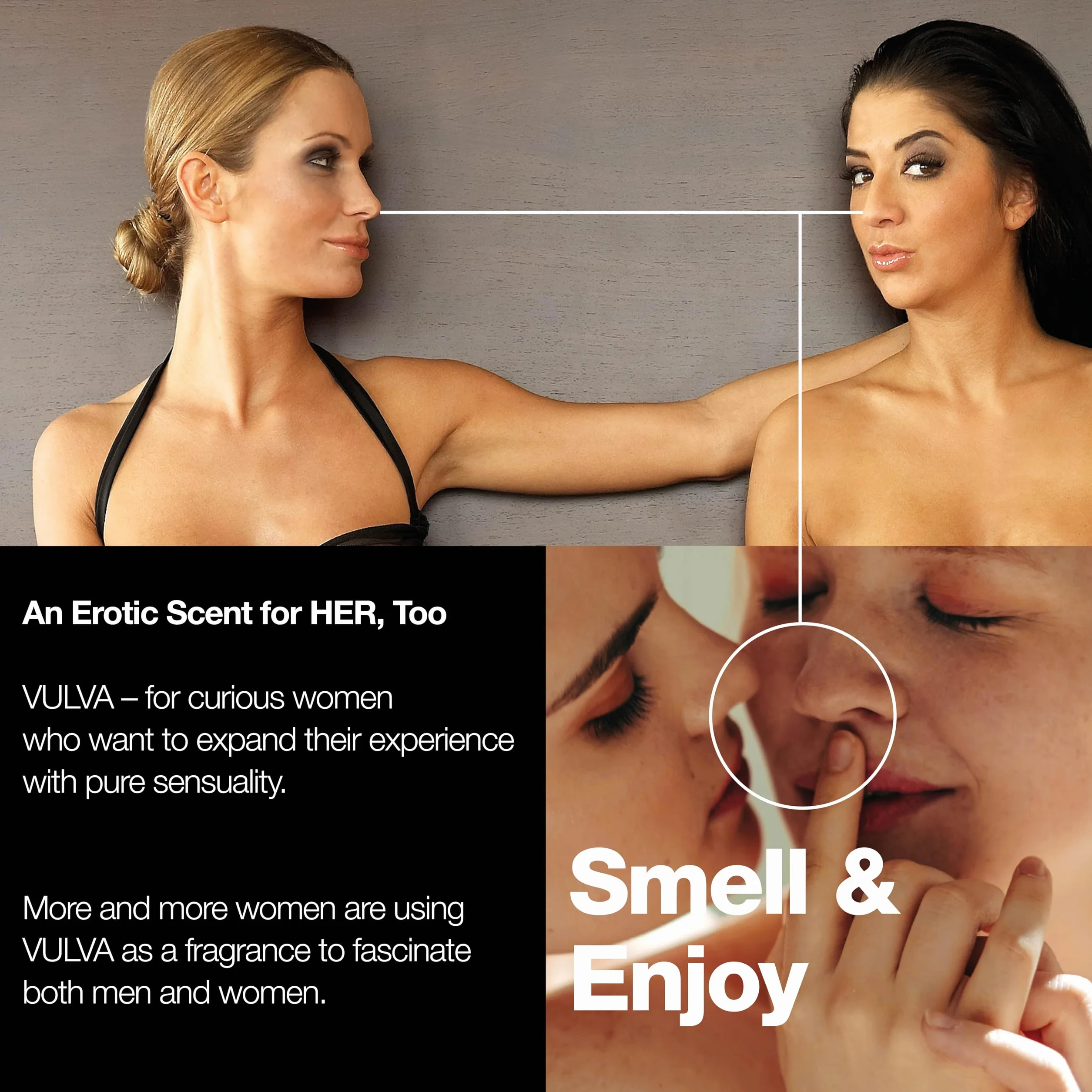 VULVA Bundle Original + Mature – Afrodisiaco per uomini e donne – Vera fragranza erotica della vagina con feromoni