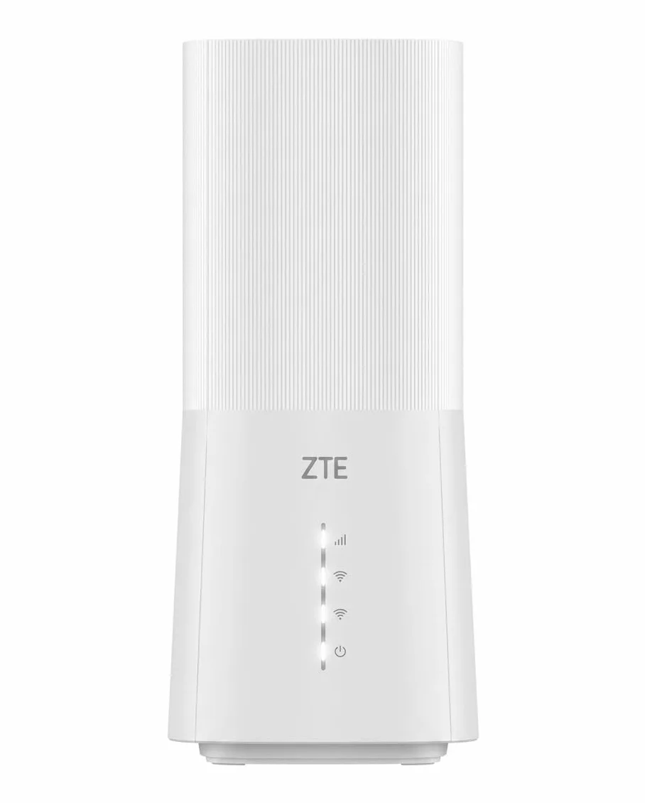 ZTE Router G5B2 5G, AX3600 Wi-Fi 6 Indoor CPE, fino a 3,03 Gbps, doppia banda, blocco SIM gratuito, 2 porte Gigabit per un massimo di 64 dispositivi