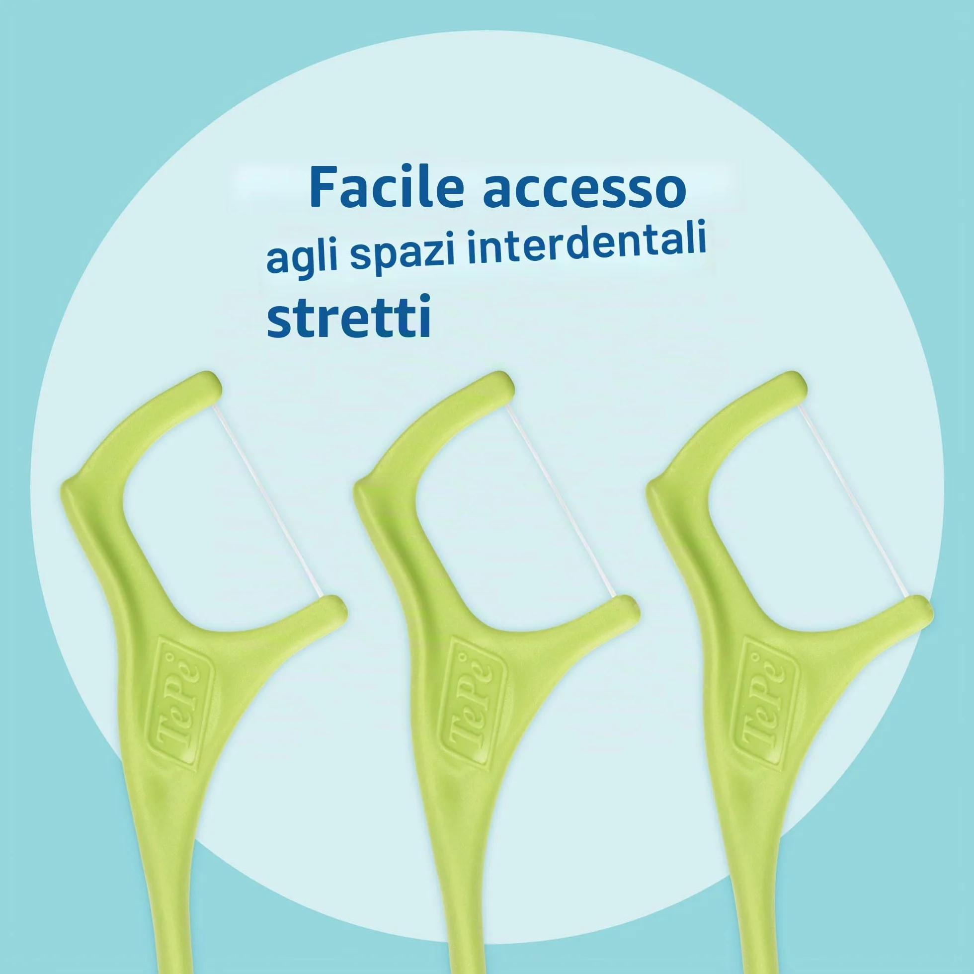 TePe Mini Flosser 36 pezzi filo interdentale rimozione placca spazi stretti