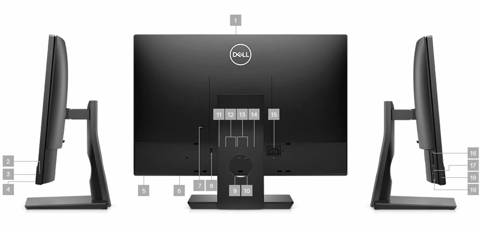 Dell Optiplex 5270 AIO Core i5-9500 512 GB SSD 16 GB RAM 6 core 4,4 GHz Win 11 Home ricondizionato