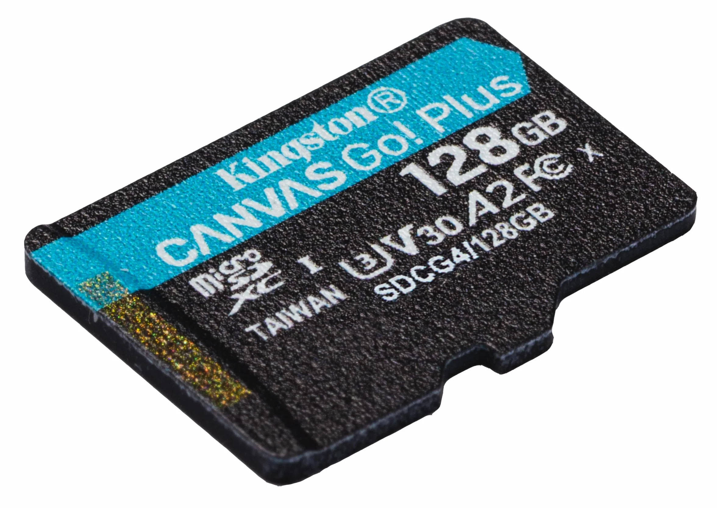 Kingston Canvas Go Plus microSDXC Scheda Di Memoria Gen4 200MB/s A2 U3 V30 128GB Confezione Singola Senza Adattatore-SDCG4/128GBSP