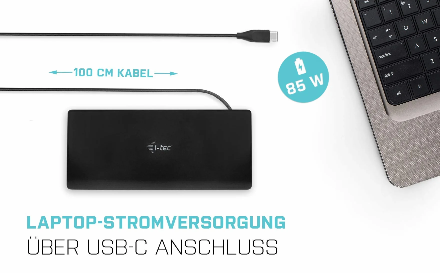 I-Tec USB-C Quattro Display Stazione Docking con Consegna Alimentazione, Accessori I-Tec