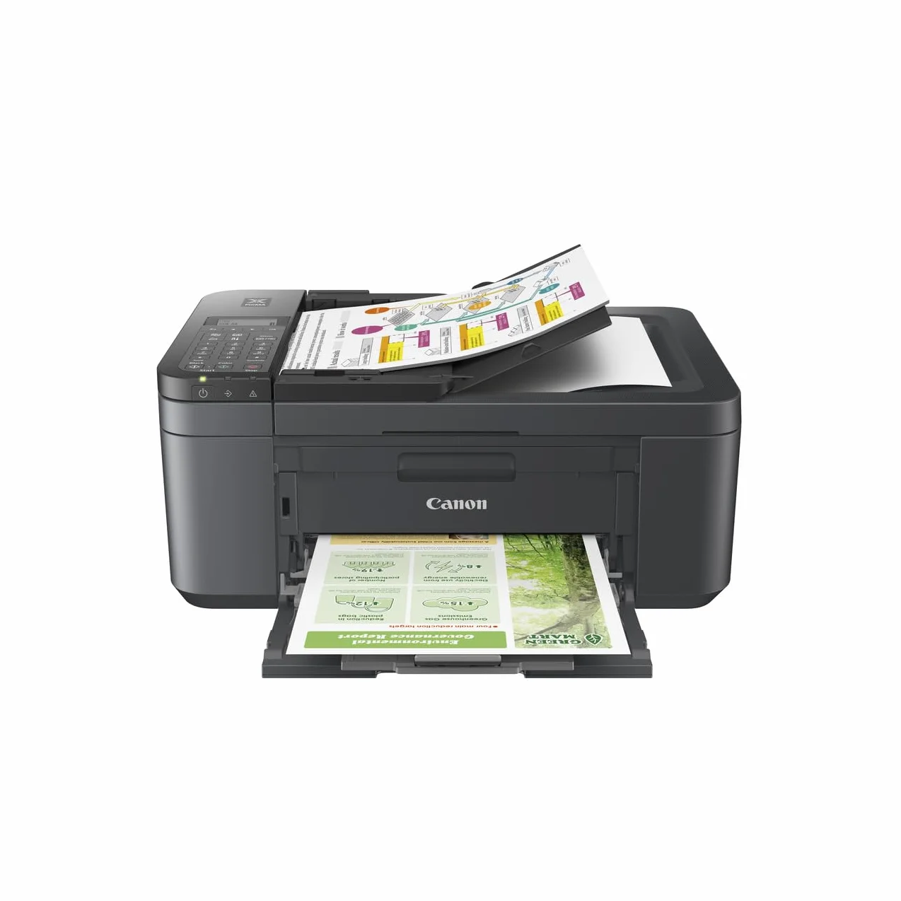 Canon PIXMA TR4755i stampante multifunzione wireless 4 in 1, Stampa, Scansione, Copia, Fax, Fronte/Retro, ADF 20 Fogli, Nero