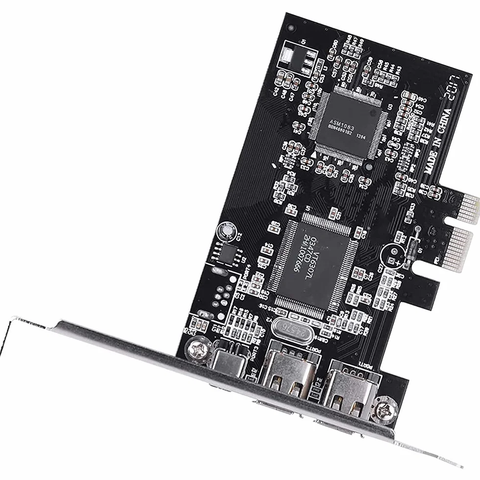 Scheda PCI-e PCI Express FireWire, Scheda Controller IEEe 1394 con Firewire, per Trasmissione Video, Audio, ECC.