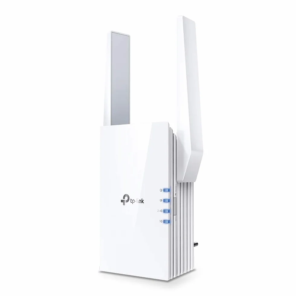 TP-Link RE605X Ripetitore Mesh WiFi 6 AX1800Mbps, 2 Antenne Esterne, Amplificatore WiFi Extender, 1 Porta Gigabit Ultraveloce, Amplificatore Segnale, Easymesh, Beamforming