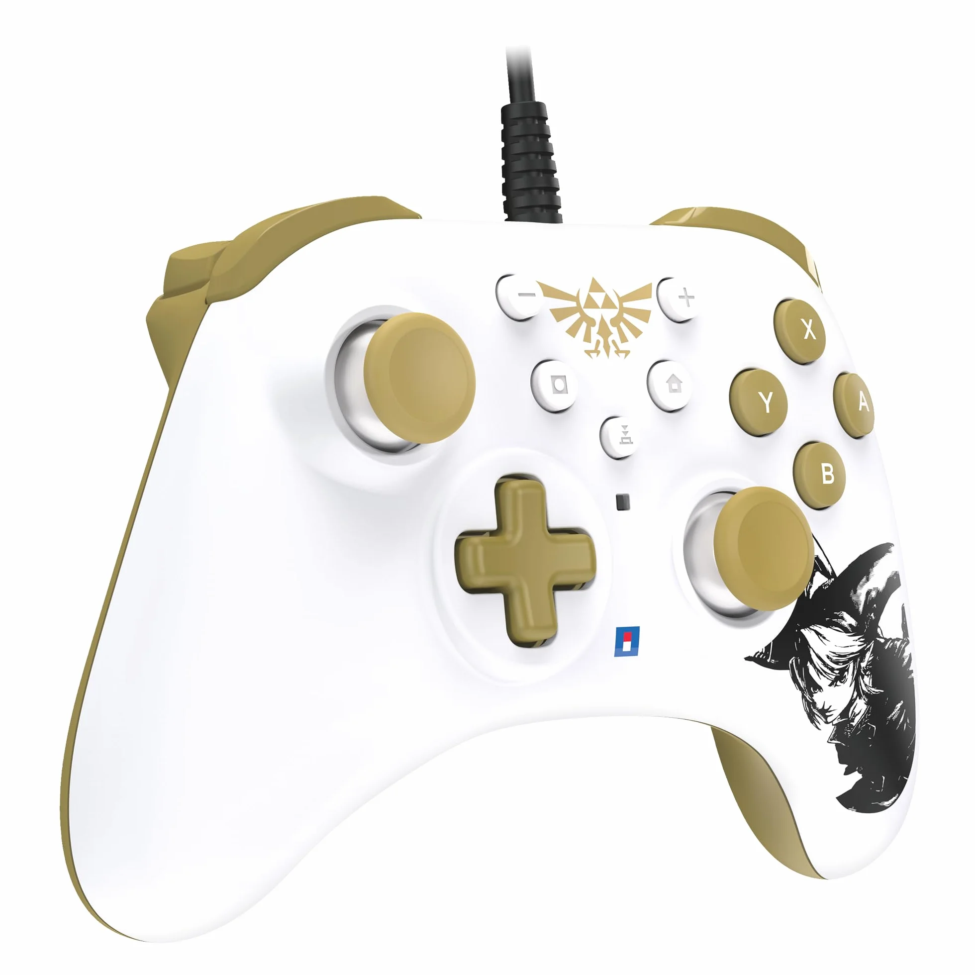 Hori HORIPAD Turbo (Zelda) - Controller Cablato per Nintendo Switch e OLED - Licenza Ufficiale Nintendo
