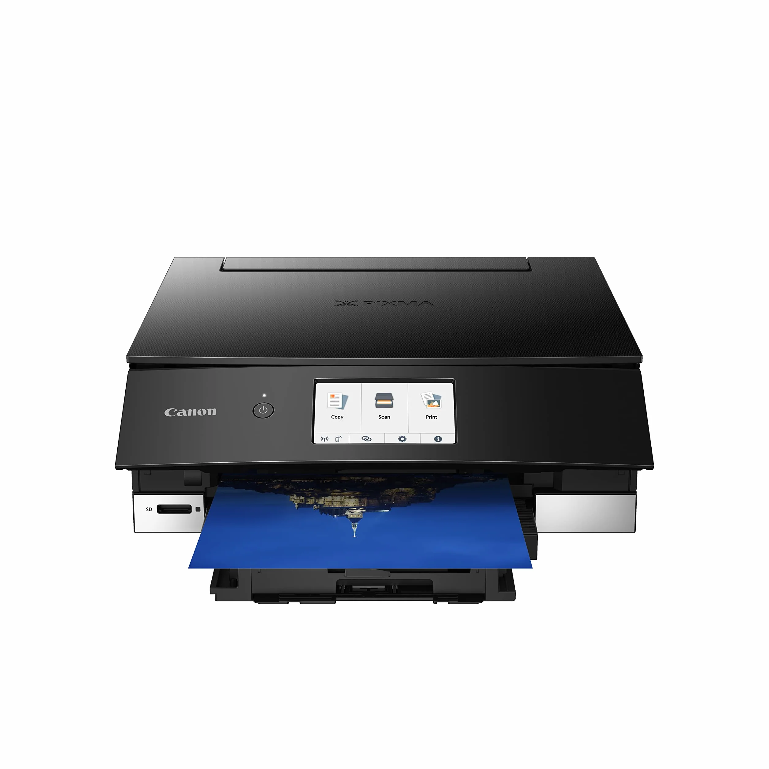 Canon Pixma Ts8350A Stampante Fotografica Inkjet Multifunzione 3-1 Wireless Con 6 Cartucce, Nera