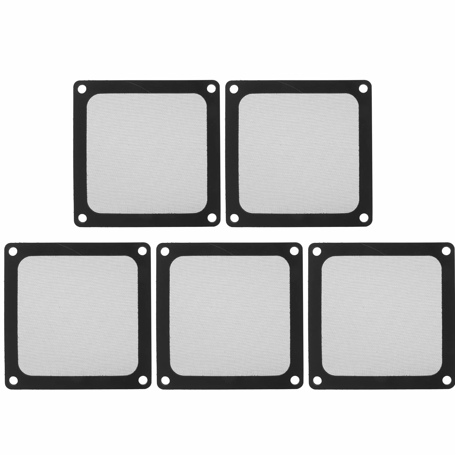 Filtro antipolvere Coperture del Ventilatore del PC 5 Pezzi 80 X 80 Mm Coperchio PC Filtro di Rete di Polvere per Custodia Computer Griglia Altoparlante