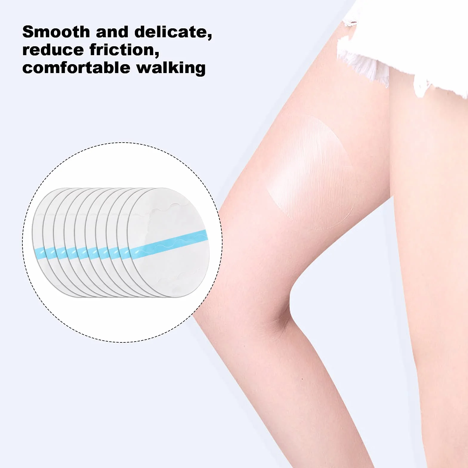 Gegong 10 Pezzi Protezione Attrito Coscia Patch Prevenzione Vitello Monouso