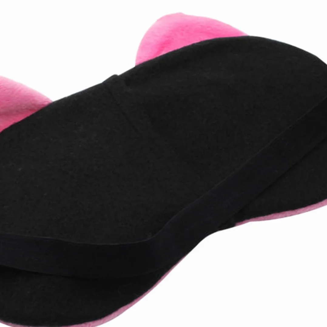 2 Pezzi Maschera per Dormire Animali Bambini Peluche Mascherina Occhi