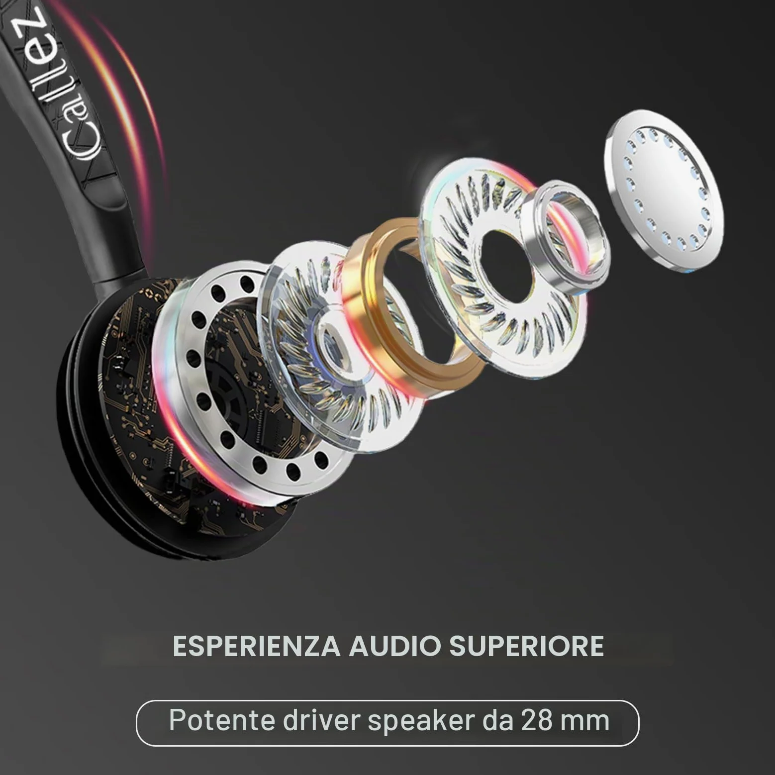 Callez Cuffie USB con Microfono Doppio ENC Cancellazione del Rumore per PC | Cuffie PC Stereo Auricolari Computer con Pulsante Teams per Teams Zoom Lavoro Ufficio Videoconferenze Call Center Business