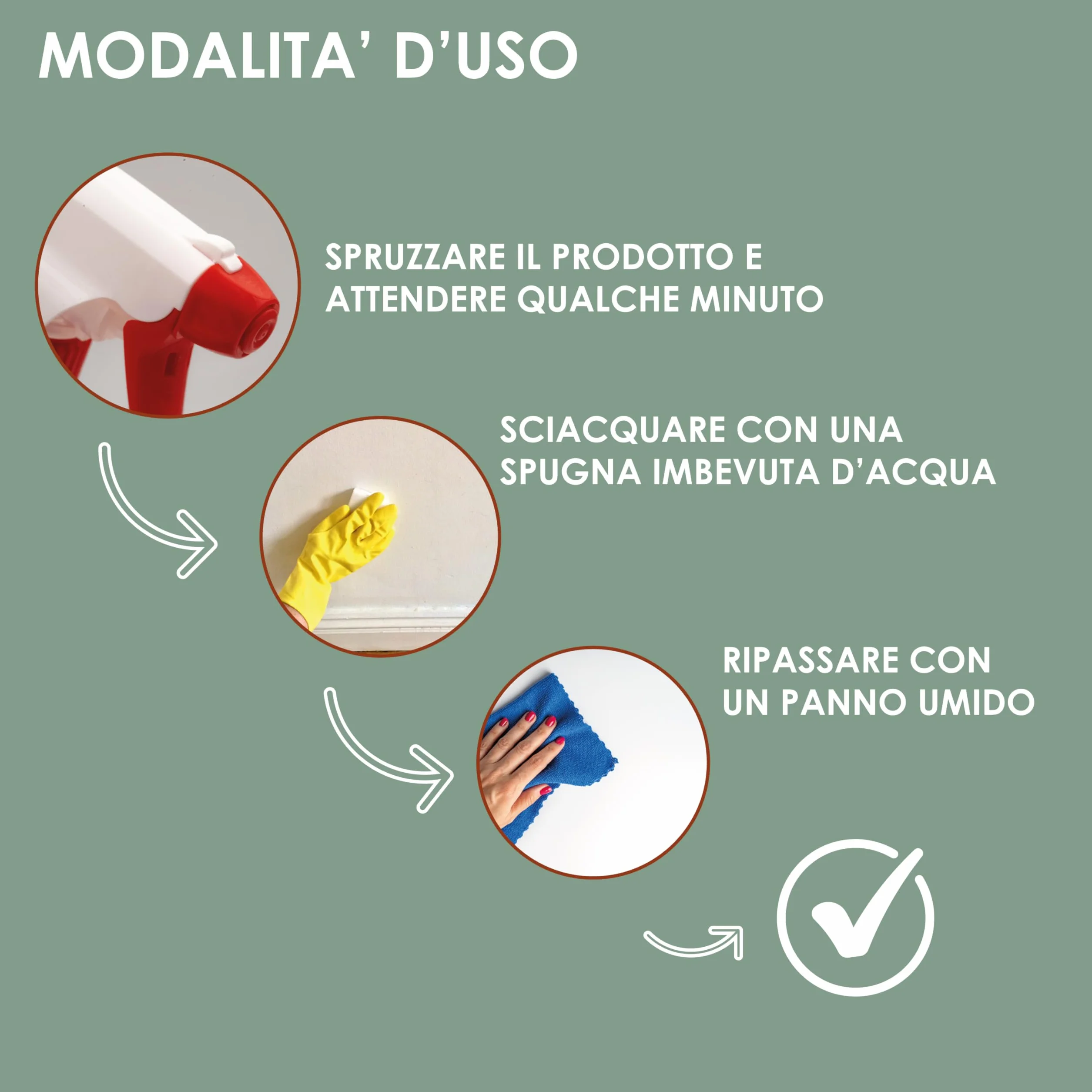 AGRI-CULTURA® Spray Antimuffa per Muri Interni 750 ml - Rimuove Muffa Alghe e Muschi per Bagno, Camera, Armadio