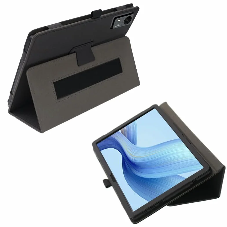 Compatibile Per MEDIACOM SMARTPAD AZIMUT 4 PLUS 11 INCH Tablet Custodia protettiva in pelle Cover con Funzione di Supporto, Auto Svegliati Sonno, Protezione in PU Pelle (Nero)