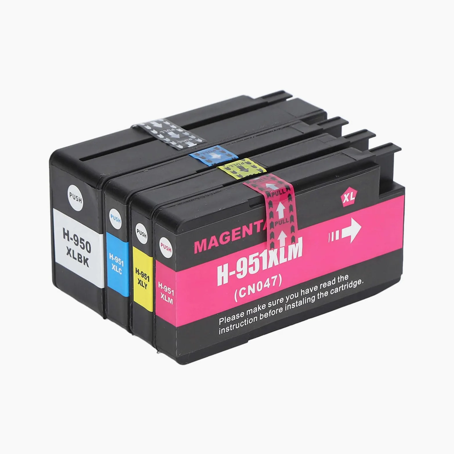 Domary Confezione da 4 Cartucce D'inchiostro, Sostituzione Ad Alta Resa per | 1000 Pagine Nere, 700 Pagine a Colori, Materiale ABS, per Officejet Pro 8600 8610 8620