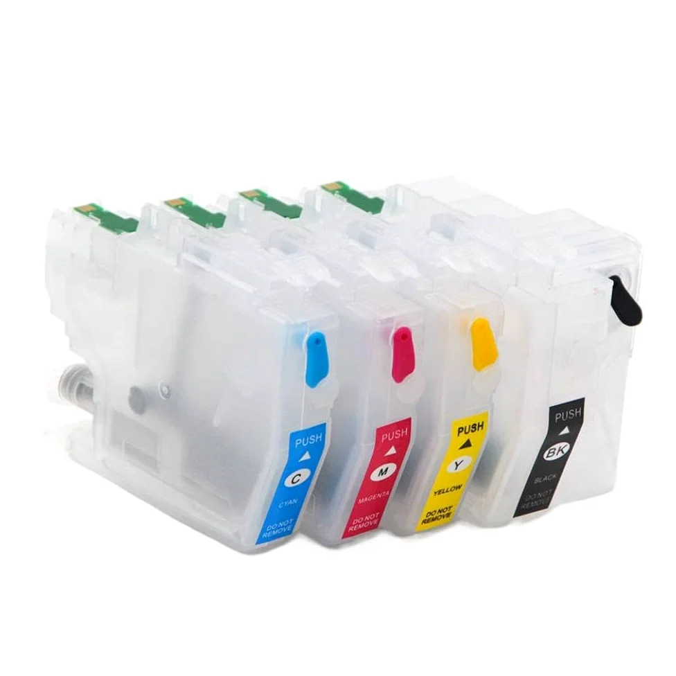 Cartuccia d'inchiostro di ricarica vuota LC422 con chip compatibile con MFC-J5340 MFC-J5345 MFC-J5740 MFC-J6540 MFC-J6940