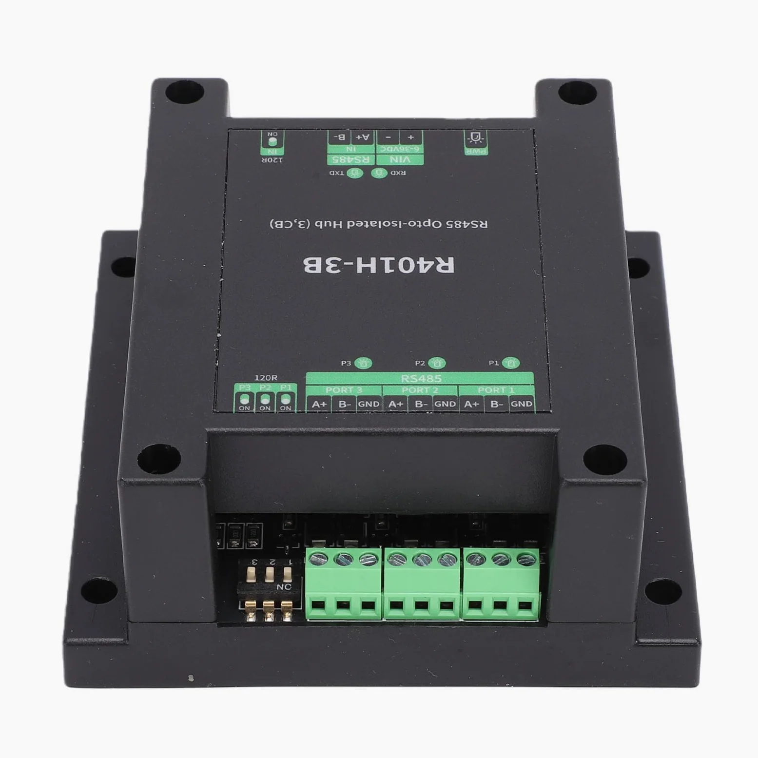 485 Opto Isolated Hub with Power Isolation Features | Connessioni stabili, Terminazione configurabile, Supporta 32 nodi, Trasmissione half duplex