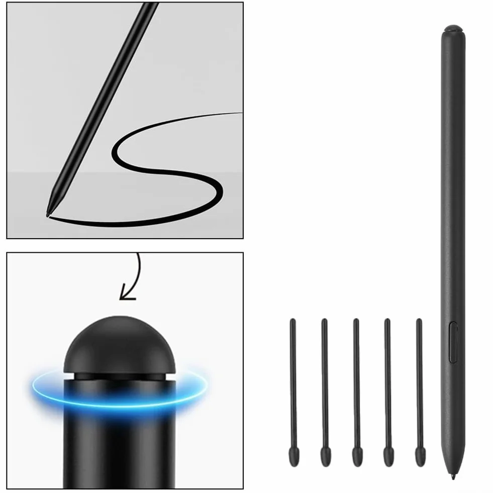 Penna stilo per Remarkable-2 con sensibilità alla pressione 4096, rifiuto palmo, supporto inclinazione, attacco magnetico e 5 punte di ricambio intercambiabili