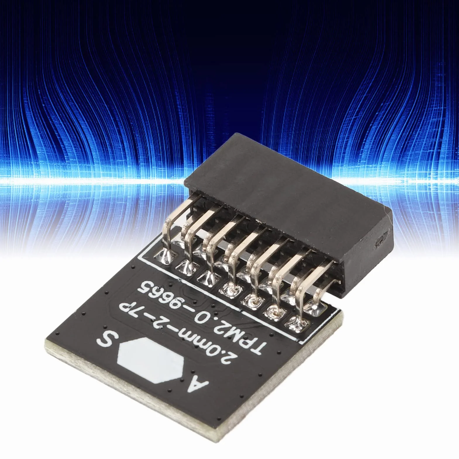 Modulo TPM 2.0 per ASUS per Win11 LPC 14 Pin Scheda Crittografata TPM 2.0 Chip Modulo TPM 2.0 Passo 2,0 Mm Scheda PCB 2x7P TPM 2.0 per Scheda Madre del Computer
