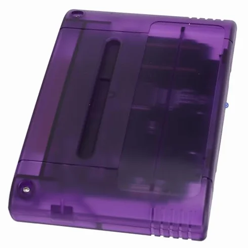 Cartuccia di Gioco SFC - 8GB - 3000 in 1 - Scheda di Gioco Multifunzionale con Backup Automatico (Viola)