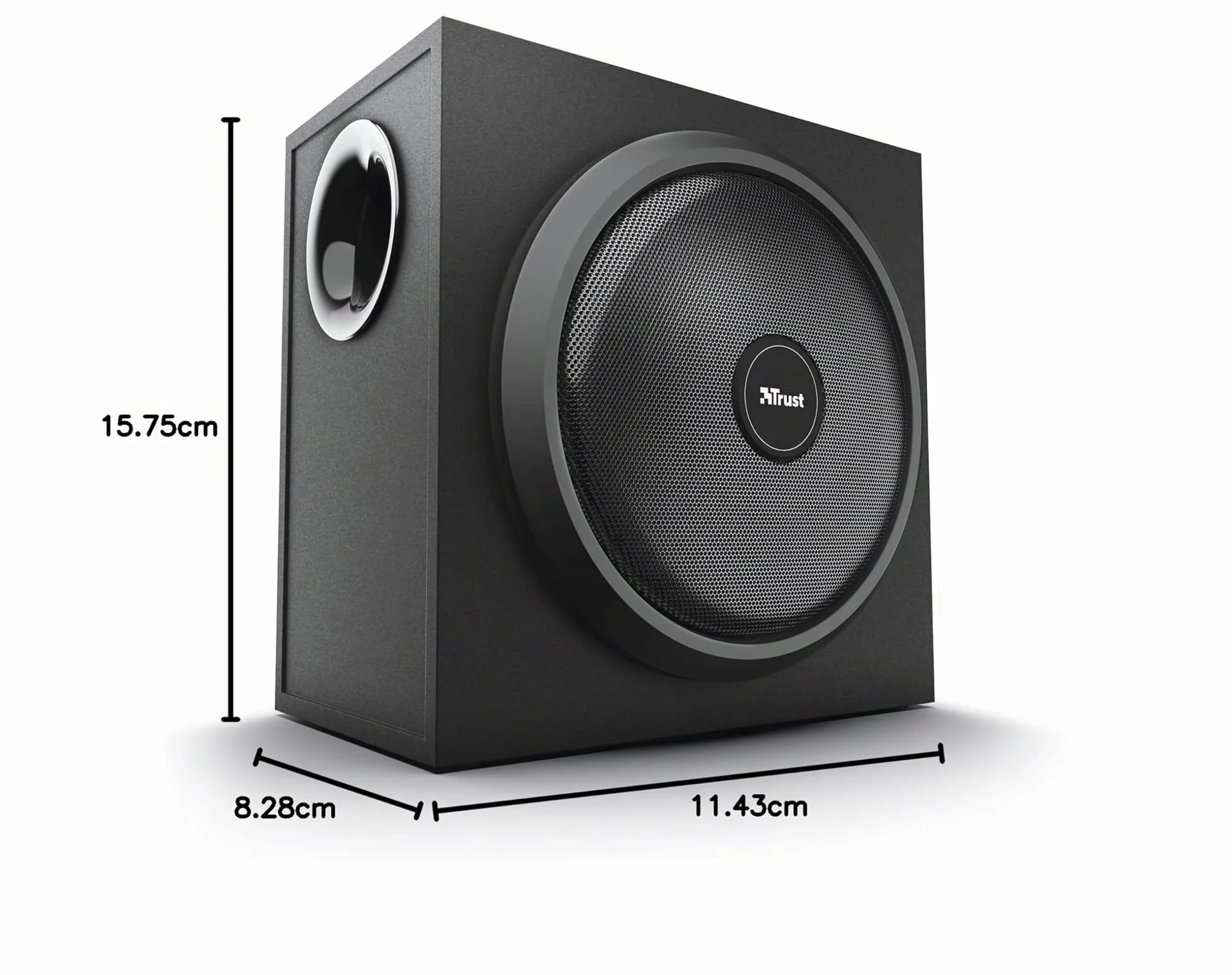 Trust Yuri Set 2.1 Subwoofer Casse PC 120 W Legno Driver 5.25 Pollice
