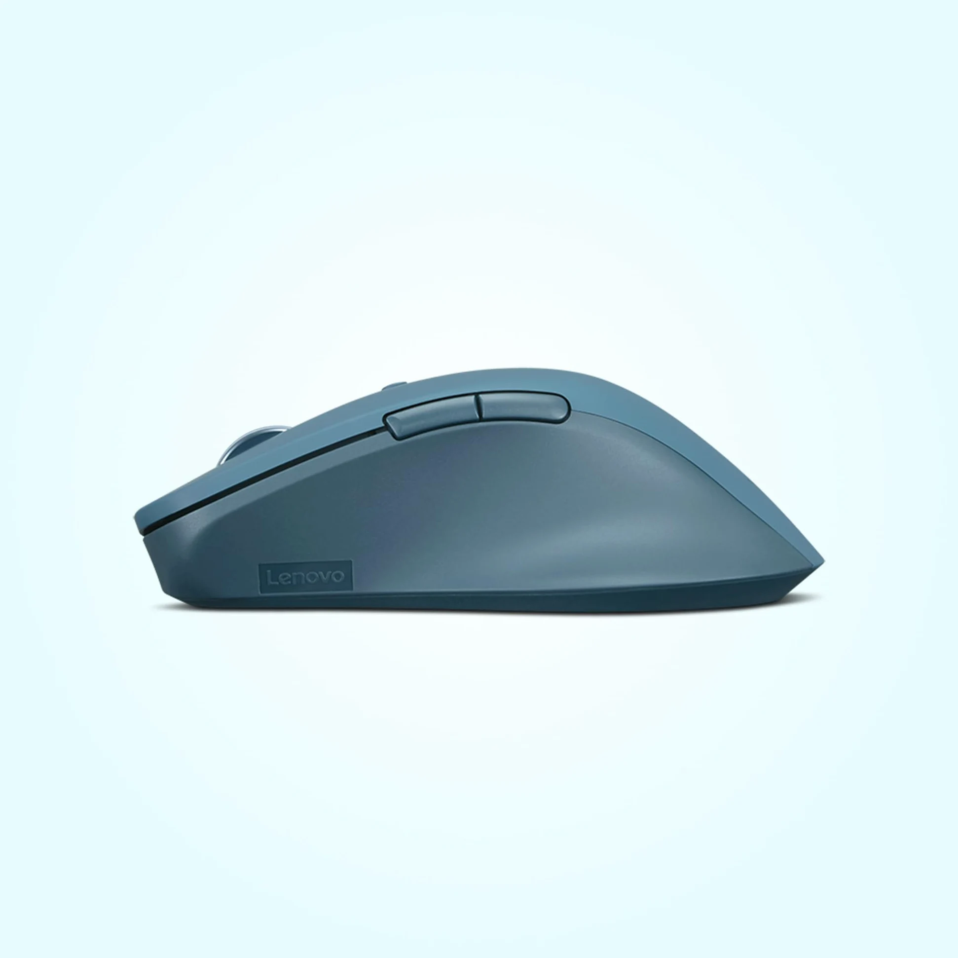 Lenovo Yoga Pro Mouse - Mouse Bluetooth Ricaricabile, Design Ergonomico per Destrimani, DPI Regolabile fino a 4000, Clic Silenziosi, Autonomia fino a 3 Mesi, per PC/Laptop/Windows/macOs - Tidal Teal