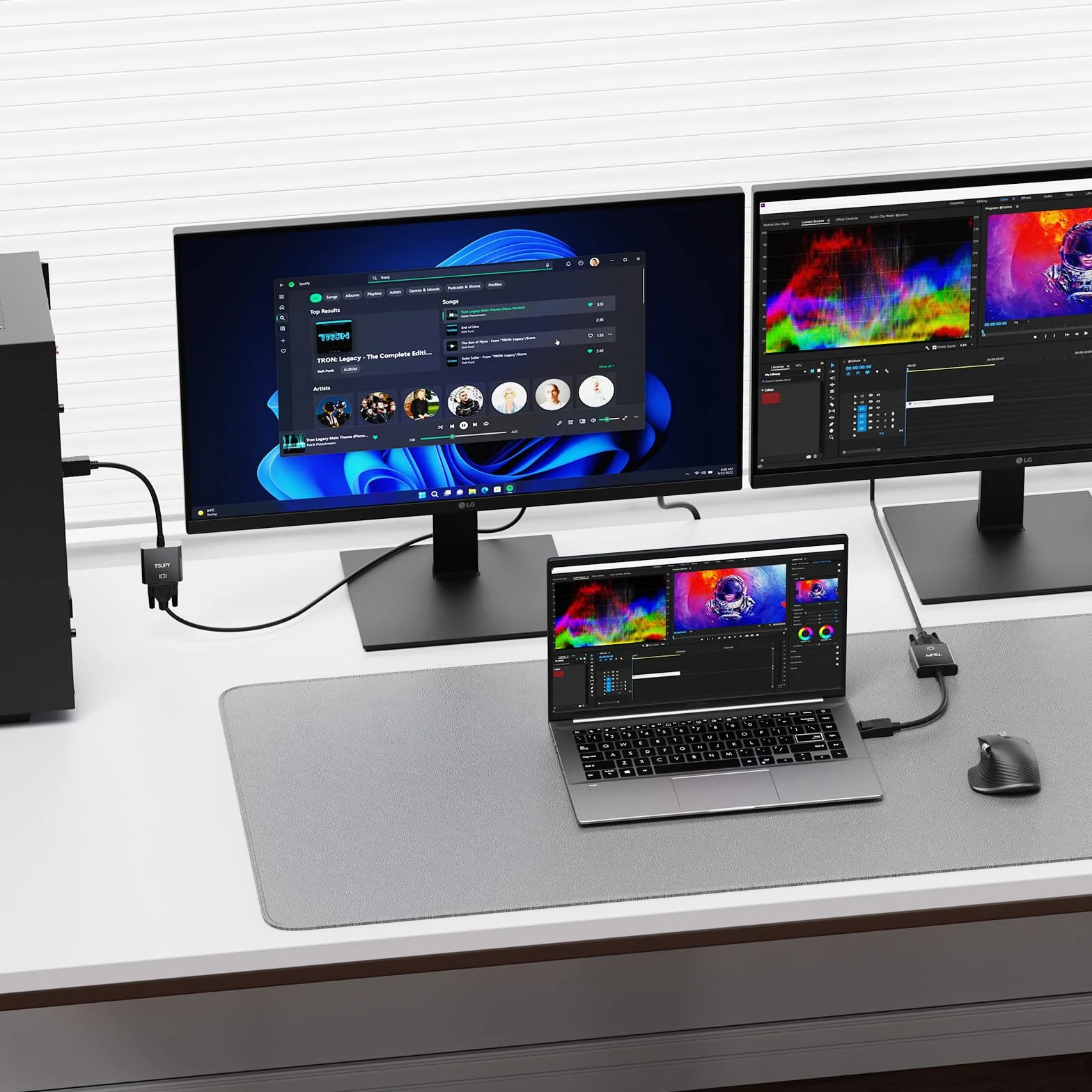 Adattatore Displayport a VGA Maschio Femmina 1080P 60Hz per Desktop Laptop Proiettori Monitor