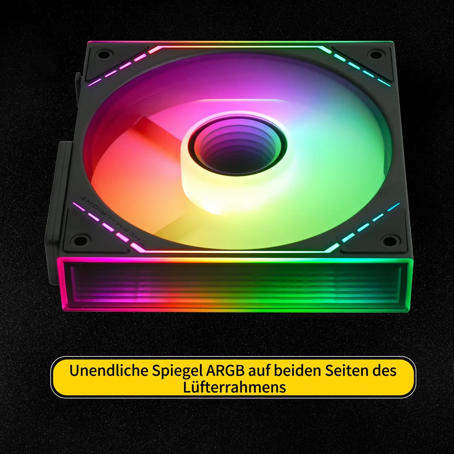TR TL-M12QR-S X3 Ventola di Raffreddamento per CPU ARGB 120mm 1500 giri/min Versione Inversa