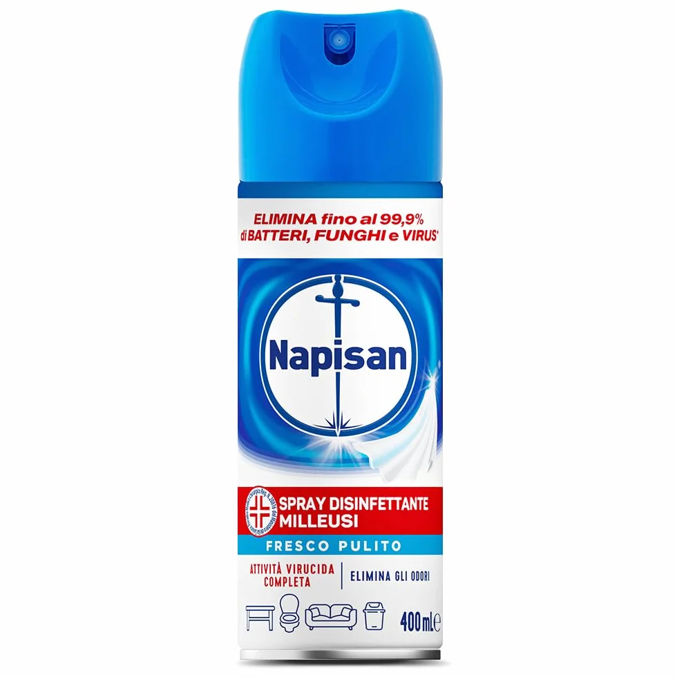 Napisan Spray Disinfettante Milleusi 400ml per Tessuti e Superfici