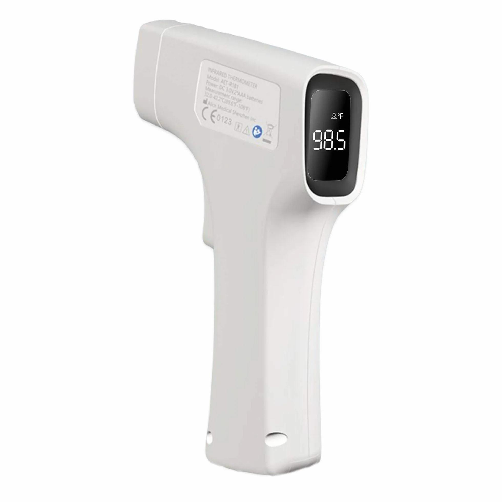 Bblove Alicn Medical Telcominstrument Termometro a Infrarossi Frontale con Display CE, bianco