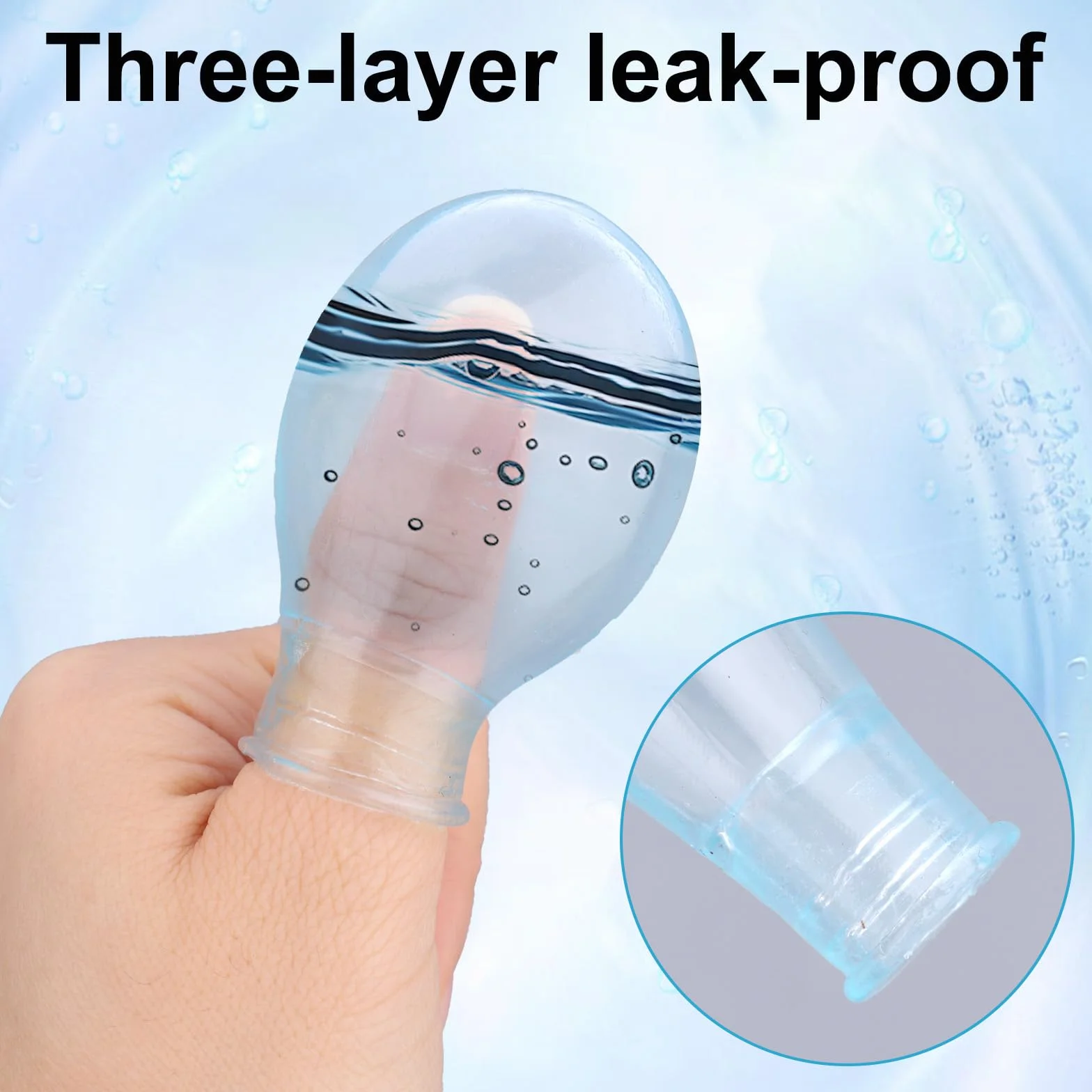 Protezioni Impermeabili per Dita Dei Piedi in Silicone Riutilizzabili (Grande, Medio, Piccolo)