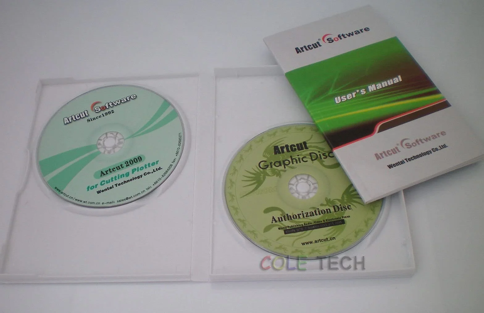 Artcut 2009 Pro software per Sign vinyl plotter cutter plotter 9 lingue 2 CD