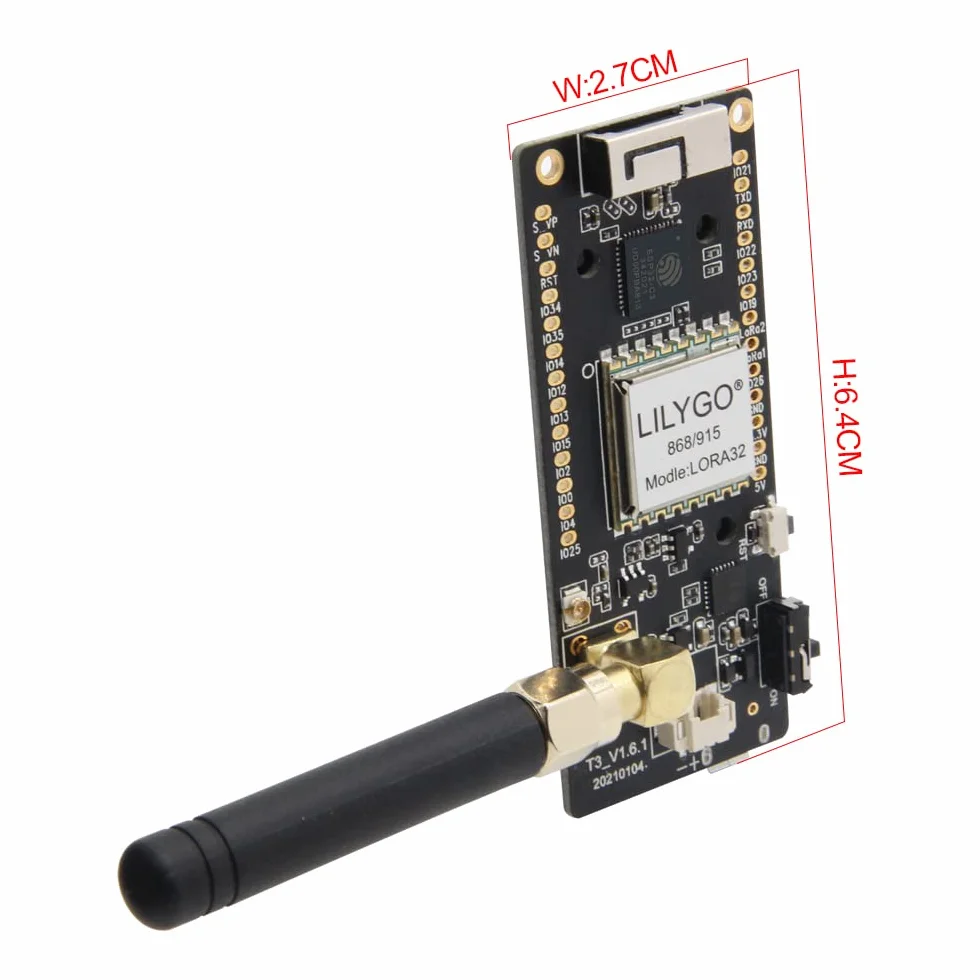 LILYGO TTGO Lora OLED 0,96 pollici scheda SD WiFi BLE scheda di sviluppo ESP32 Paxcounter modulo SMA Metri Passenger Flows