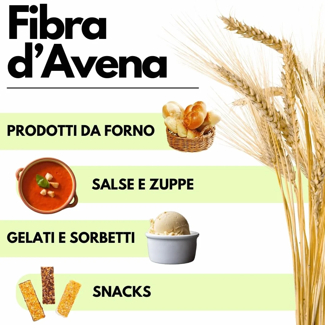 SaporePuro Fibra di Avena in polvere 1 kg - Fonte Naturale di Fibre