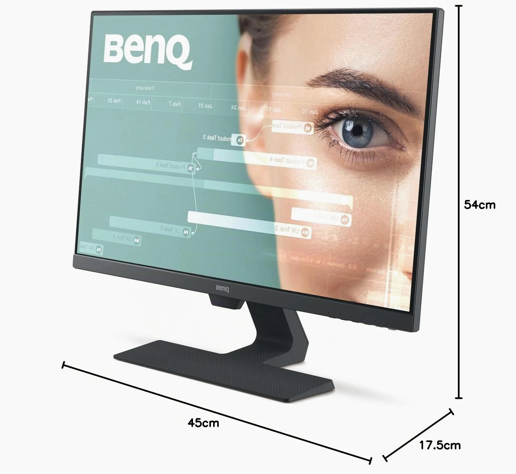 BenQ GW2480 24" 1080p LED IPS Monitor per Home Office